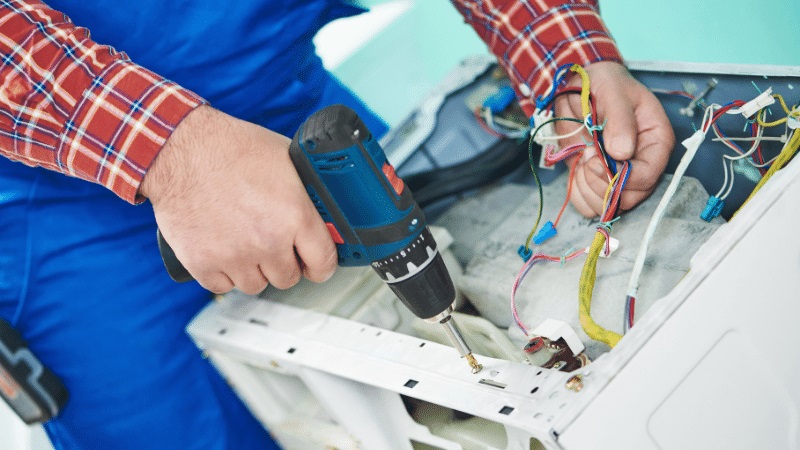 Gaziosmanpaşa Fondital Fondital çamaşır makinesi kart tamiri – Su almama arızası orijinal parça ile giderildi. - Teknik servis örneği